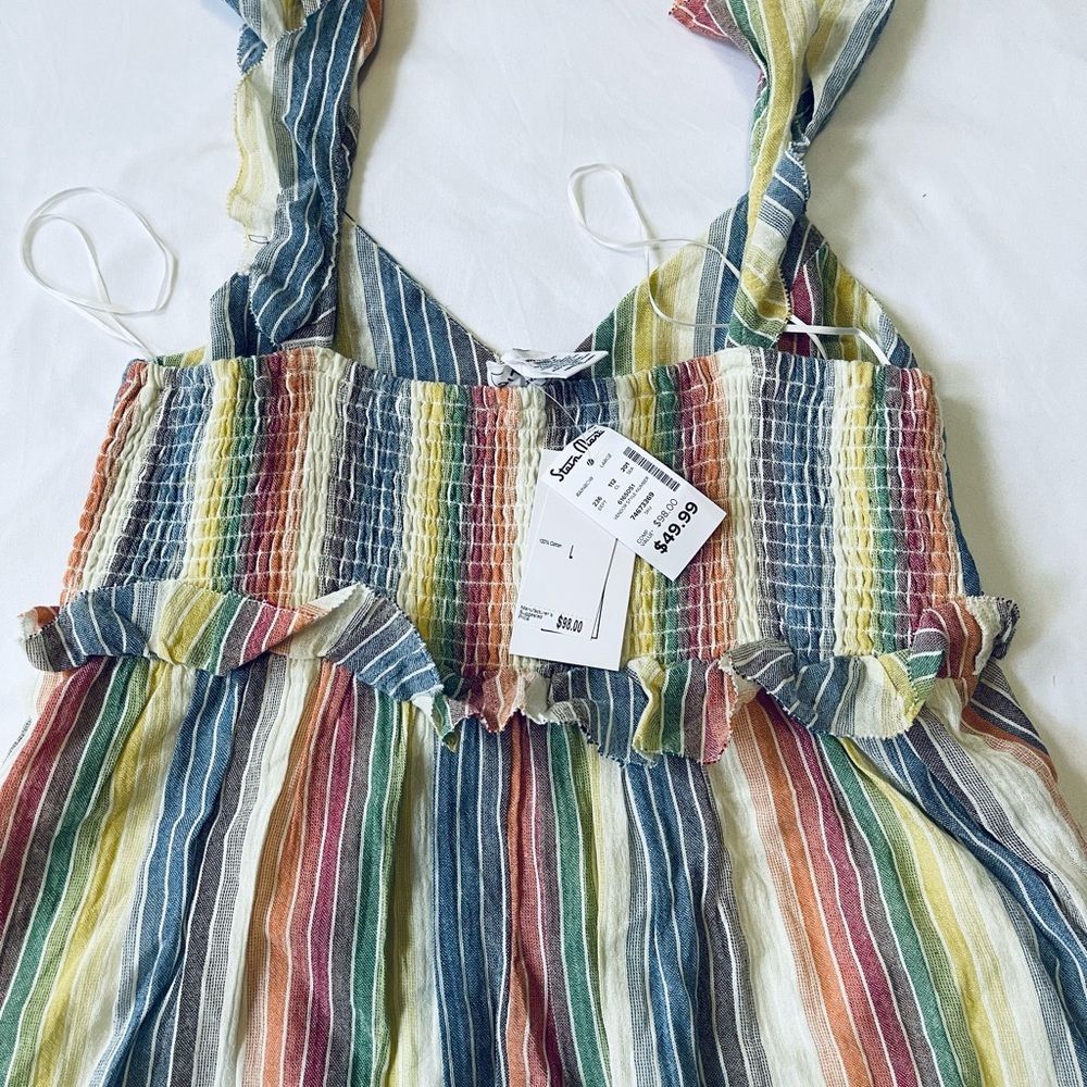 For The Republic Multicolor Striped Maxi Dress - Picture 4 of 5